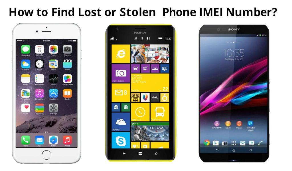 find lost phone from imei number